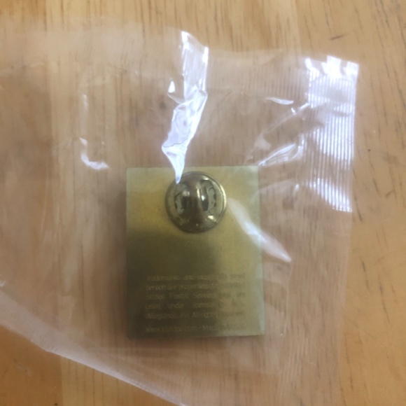 Snowman Postage Stamp Lapel Pin - Picture 2 of 2